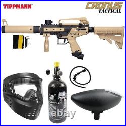 Maddog Tippmann Cronus Tactical Bronze HPA Paintball Gun Starter Package Tan