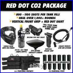 Maddog Tippmann Cronus Tactical CO2 Red Dot Paintball Gun Marker Package Olive