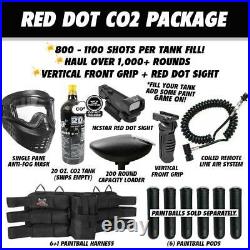 Maddog Tippmann Cronus Tactical CO2 Red Dot Paintball Gun Marker Package Tan