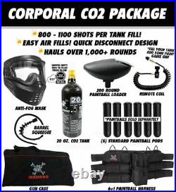 Maddog Tippmann Cronus Tactical Corporal CO2 Paintball Gun Starter Package Olive