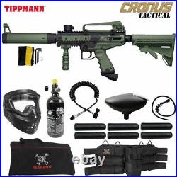 Maddog Tippmann Cronus Tactical Corporal HPA Paintball Gun Starter Package Olive