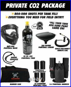 Maddog Tippmann Cronus Tactical Private CO2 Paintball Gun Starter Package Olive