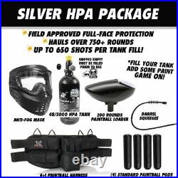 Maddog Tippmann Cronus Tactical Silver HPA Paintball Gun Starter Package Olive