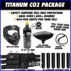 Maddog Tippmann Cronus Tactical Titanium CO2 Paintball Gun Starter Package Olive