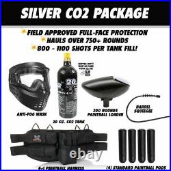 Maddog Tippmann Stormer Basic Silver Paintball Gun Marker Starter Package Black