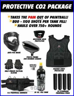 Maddog Tippmann Stormer Elite Dual Fed Protective CO2 Paintball Gun Starter Pack