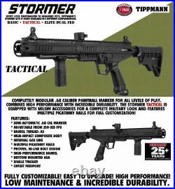 Maddog Tippmann Stormer Tactical Silver HPA Paintball Gun Marker Starter Package