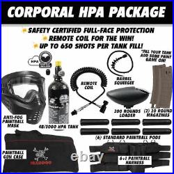 Maddog Tippmann TMC MAGFED Corporal HPA Paintball Gun Starter Package Tan