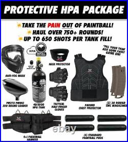 Maddog Tippmann TMC MAGFED Protective HPA Paintball Gun Starter Package Tan