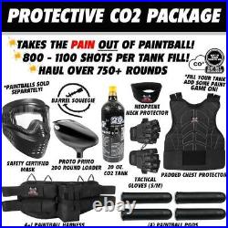 Maddog Tippmann Vantage Protective CO2 Paintball Gun Marker Starter Package