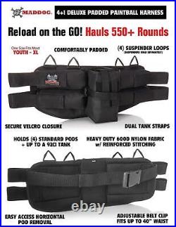 Maddog Tippmann Vantage Protective HPA Paintball Gun Marker Starter Package
