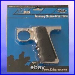NEW 32 Degrees Chrome Automag Single Trigger Frame Paintball Gun Marker EPM