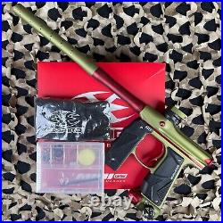 NEW Empire Mini GS Paintball Gun with 2 Piece Barrel Dust Olive/Dust Red