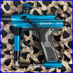 NEW Kingman Spyder Fenix Electronic Paintball Gun Gloss Blue