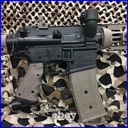 NEW Tippmann TMC Tactical Mag-fed/Hopper-fed Paintball Gun Marker Black/Tan