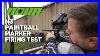 Nova N3 Paintball Marker Firing Test