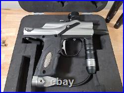 PLANET ECLIPSE ETEK 1 EGO Paintball Gun With Case, Silver Black Original Untested