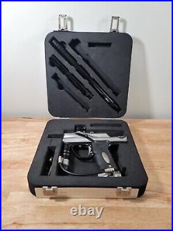 PLANET ECLIPSE ETEK 1 EGO Paintball Gun With Case, Silver Black Original Untested