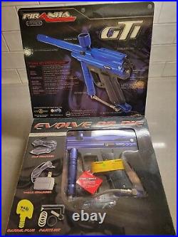 PMI Piranha Gti Eforce Electronic paintball marker gun BNIB! Titanium