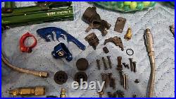 Paintball Gun And Parts Lot With Paintballs Marker 6paintball Marker Guns Lot