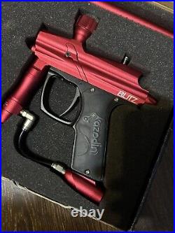 Paintball Gun / Marker AZODIN BLITZ (color red) NEWithopen Box