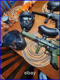 Paintball gun lot used 4 tippmans and 1 gryphon fx 98 custom cronus paintball