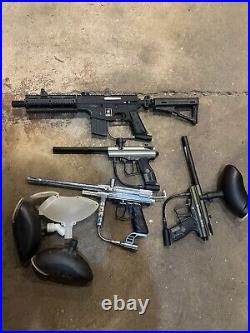 Paintball guns and accessories