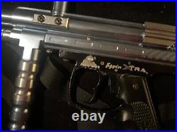 Paintball guns and equipment used