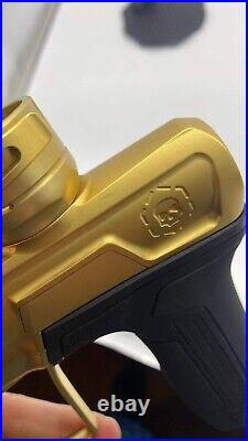 Planet Eclipse Infamous Cs2 Paintball Gun Marker Gold Troll Used. Full FL Kit