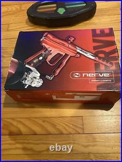 Rare SmartParts Nerve Freak Paintball Gun Black & Silver & Accessories Nice Lot