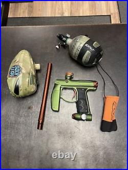 (SEE PHOTOS) Empire Olive/Dust Tan Paintball Gun Bundle With Accessories