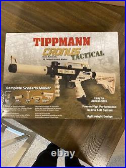 STARTER KIT! Tippmann Cronus Tactical Paintball Gun STARTER PACKAGE Tan. NIB