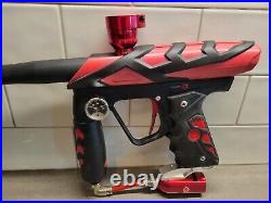 Smart Parts ION Paintball Gun Marker Red with upgrades! Hybrid, Phat