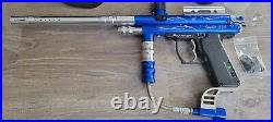 Spyder E99 Blue Electronic Paintball Gun with Mask + Extras Burst Auto E Marker