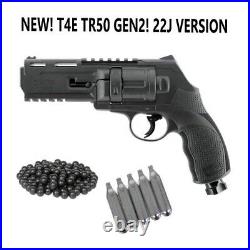 T4E HDR TR50 GEN2 CUSTOM HOME DEFENSE. 50 Cal Co2 Revolver-Up To 22 J/550-600fps