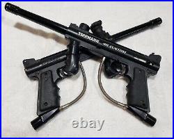 TWO Tippmann Model 98 Custom Paintball Gun + Barrel & New Ball Detent WORK GREAT