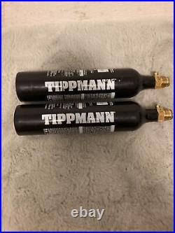 Tippman A-5 Paintball Gun with (2) 9oz Co2 Canisters with (2) JT paintball masks