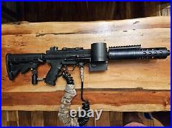 Tippman A5 paintball gun With Tank