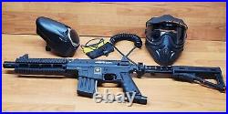 Tippman US Army Project Salvo Paintball Gun with extras