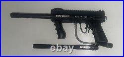 Tippmann 98 Custom Paintball Gun with Cyclone Feed Hopper & Extra 14 Barrel EUC