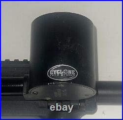 Tippmann 98 Custom Paintball Gun with Cyclone Feed Hopper & Extra 14 Barrel EUC