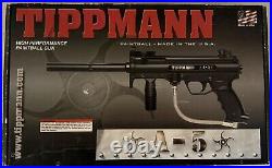 Tippmann A-5 Paintball Gun A5 Black With Box Never Used