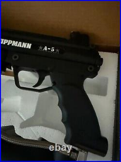 Tippmann A-5 Paintball Gun A5 Black With Box Never Used