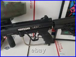 Tippmann A5 A-5 Marker Paintball Gun With Apex Barrel & Upgraded Cyclone T4#318