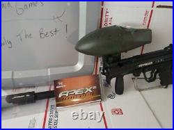 Tippmann A5 A-5 Marker Paintball Gun With Apex Barrel & Upgraded Cyclone T4#318