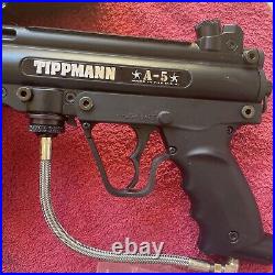 Tippmann A5 A-5 Paintball Gun Marker Lots of Upgrades