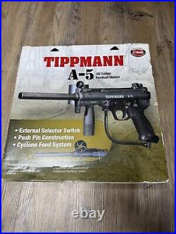 Tippmann A5 Basic. 68 Caliber Semi-Auto Paintball Gun Marker A-5