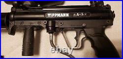 Tippmann A5 Paintball Gun RT Reactive Trigger Grip Flatline Barrel Drop Foward