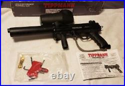 Tippmann A5 Paintball Gun with Full Auto & Burst Electronic Grip Flatline Barrel