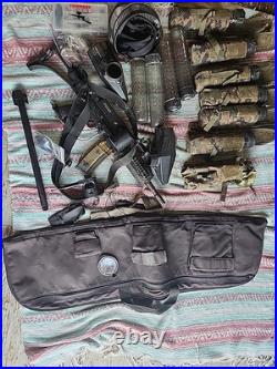 Tippmann A5 Paintball Marker With Soft Cas, Mask, Paintball Pods And Pod Pouches